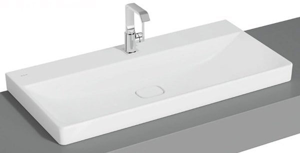 Vitra 7529B001-0937 Metropole Çanak lavabo, 100cm Mat Beyaz